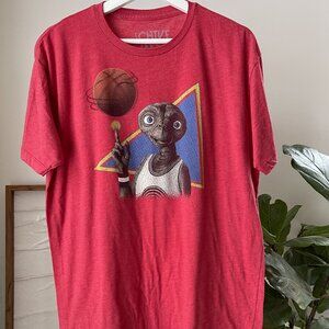 Men's Bill Murray CHIVE Tees E.T. Basketball Red T-Shirt Tee Shirt Size XL